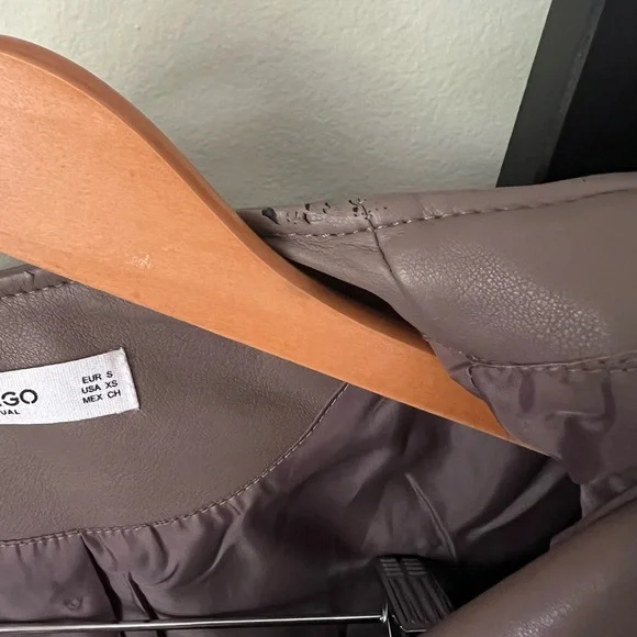 Mango Faux Leather Jacket (S) - Picture 7 of 9